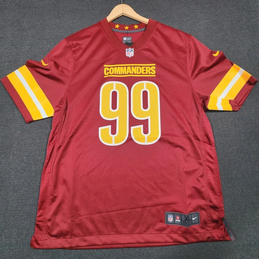 Nike Washington Commanders Jersey Men XL Burgundy Chase Young 99 NWT‎ Game Day